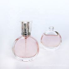 50ml Luxury round glass perfume fragrance bottle packaging container with clear cover